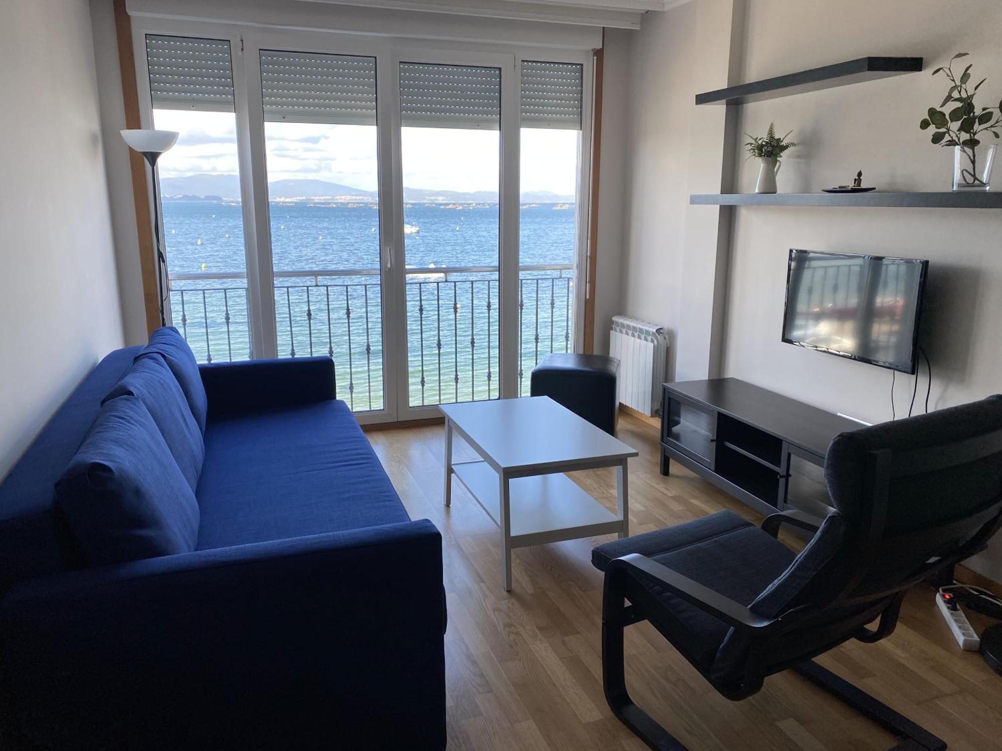 Apartamento En La Isla Con Vistas Al Mar Isla de Arosa Zewnętrze zdjęcie